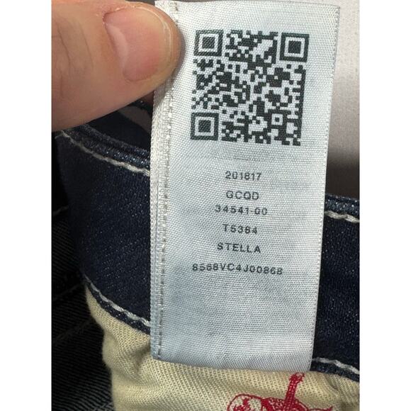 True Religion Women's Stella Low Rise Skinny Stretch Denim Jeans - Size 27x31.5 - Picture 8 of 8